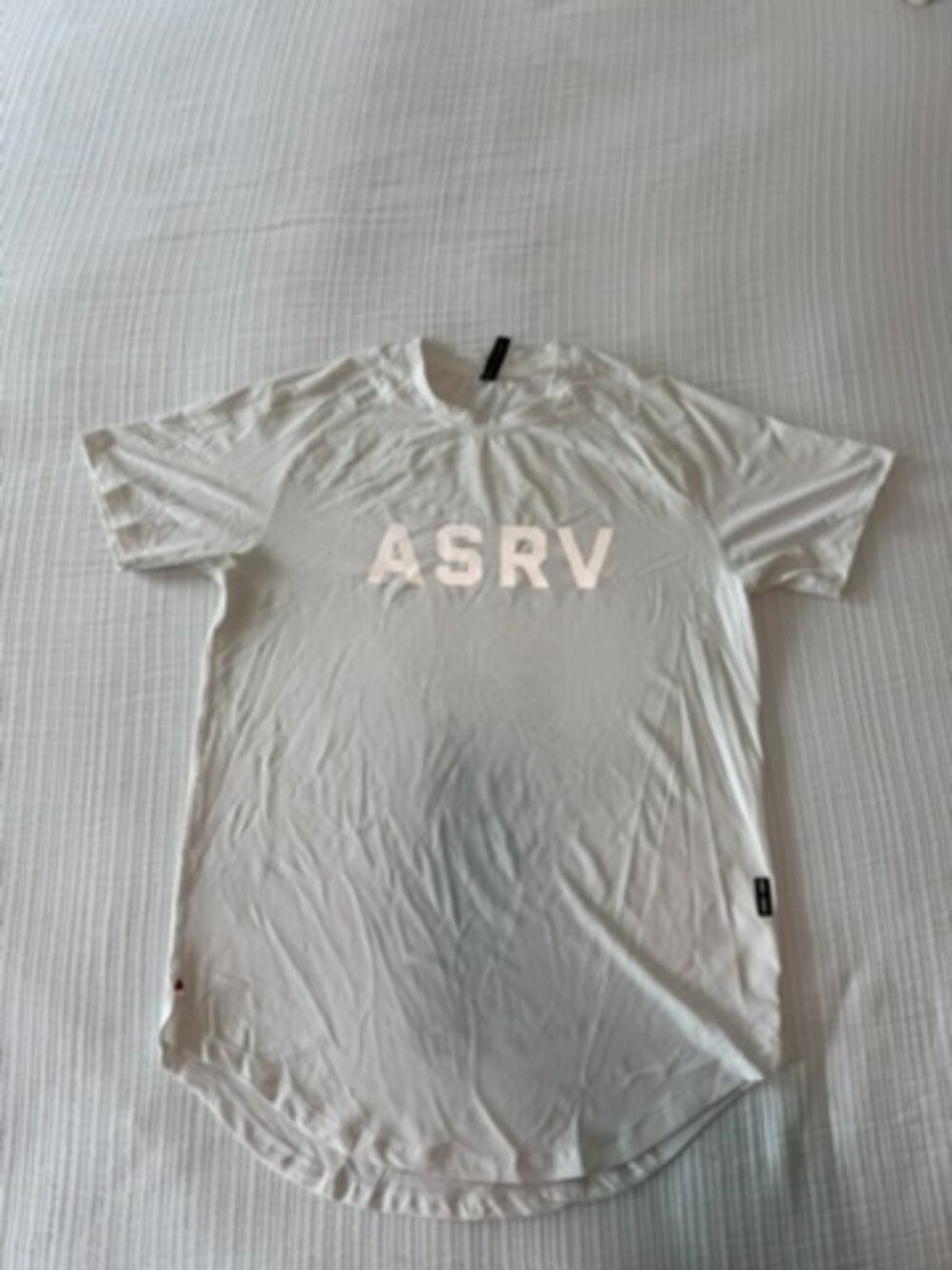 ASRV Silver-Lite 2.0 Established Tee White ASRV Logo Men's M DSG-0660